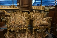 Baroque style 6 pcs sofa set, Italy 2nd half 20th Century