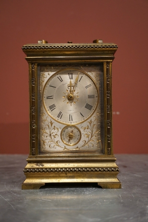 Carriage clock by Paul Garnier