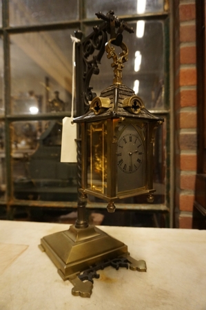 Carriage clock in stand