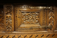 Cupboard in oak, England 19th century