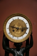 Empire style Clock in bronze, France around 1800