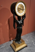 Empire style Clock in bronze, France around 1800