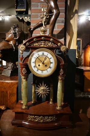 Empire Mantle clock with Lenzkirch movement
