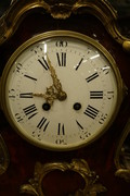 French Louis XV style table clock 19th Century