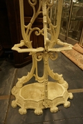 Hallstand in painted iron 19th century