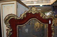 Italian mirror with laton copper ornaments 19th Century