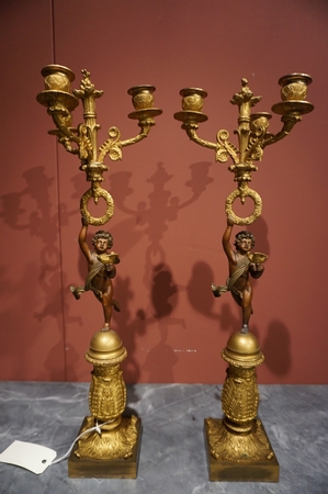 Late Empire Pair of candelabras