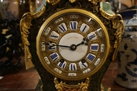 Louis XV style Clock in boulle, France 2nd half 19th C.