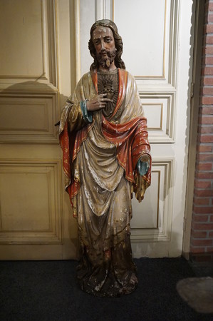 Polychrome wooden Jesus