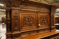 Renaissance style Cabinet in walnut, Italy first part 20th C.