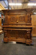 Renaissance style Cabinet in walnut, Italy first part 20th C.