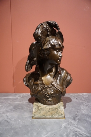 Signed statue by Barbedienne