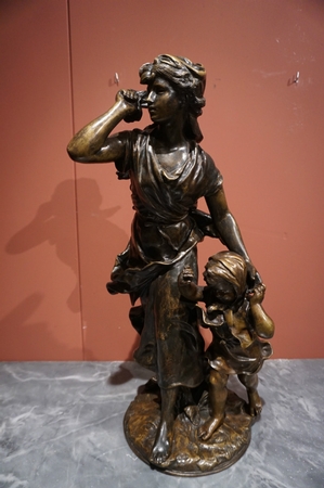 Signed statue by Moreau
