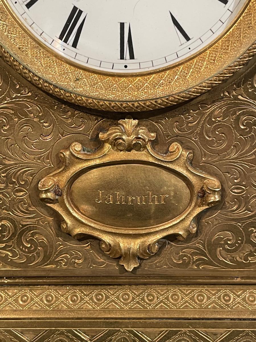 Year running carriage clock