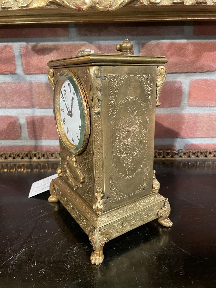 Year running carriage clock