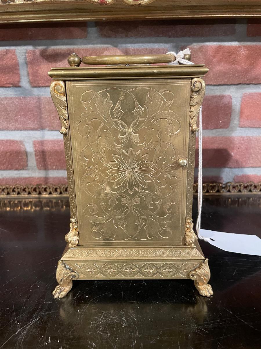 Year running carriage clock