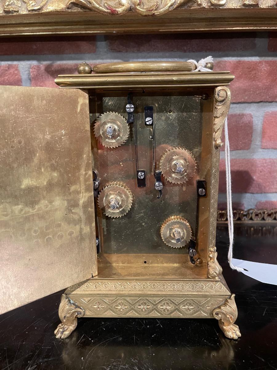Year running carriage clock