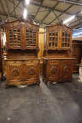 10 Piece French walnut dining room set 19th Century