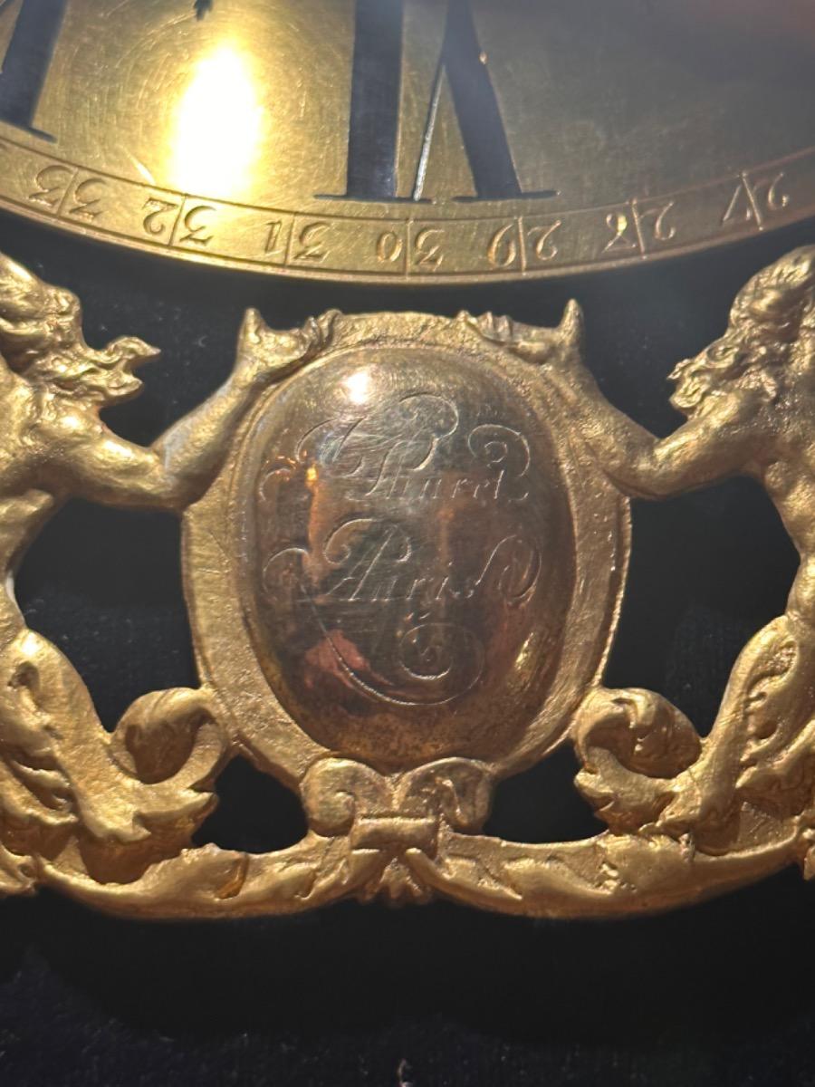 17th Century “ Religieuse” clock by Isaac Thuret, 13x29x44h cm