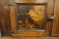 17th century Dutch painted cabinet