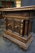 17th century Italian walnut cabinet