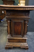 17th century Italian walnut cabinet