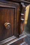 17th century Italian walnut cabinet