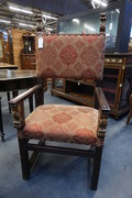 17th century walnut armchair