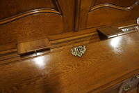 18th century Dutch oak buro bookcase