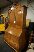 18th century Dutch oak buro bookcase