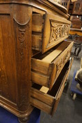 18th century oak Liege commode