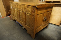 18th century oak trunk