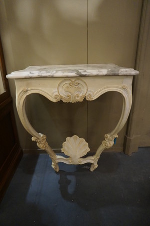 18th century painted console table
