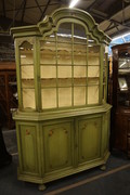 18th Century painted vitrine