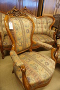 19th century 3 piece mahogany sofa set