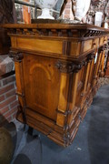 19th century cabinet with marquetry