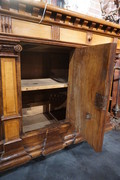 19th century cabinet with marquetry