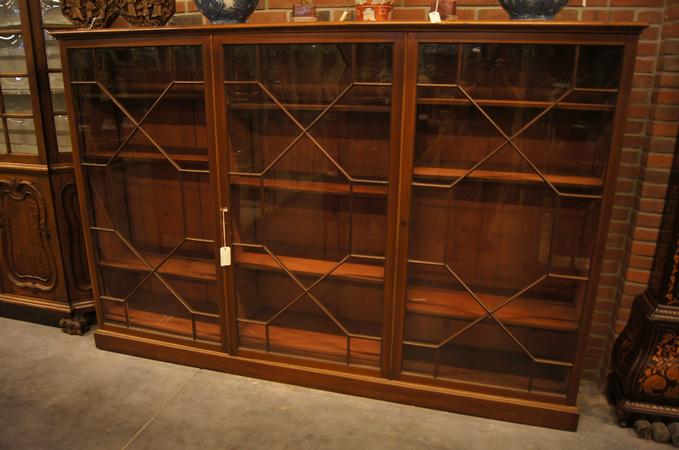 Mahogany 19th C English bookcase