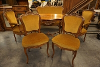 Louis XV style Salon set in walnut, France