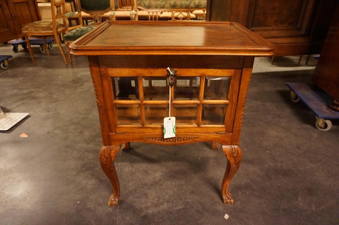 Walnut tea cabinet