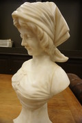 Alabaster bust  19th Century