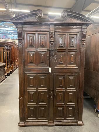 All original early 17th century Spanish cabinet