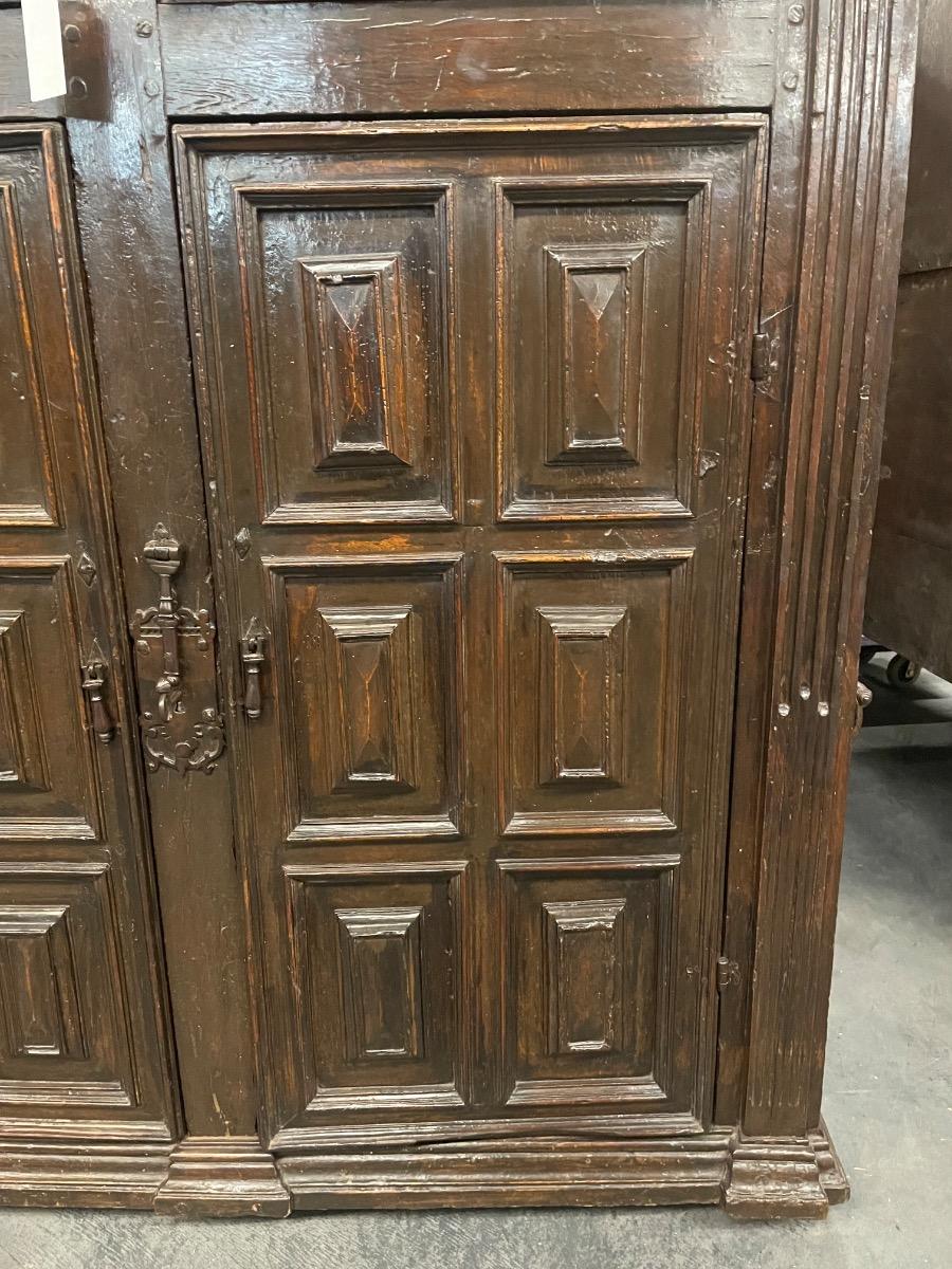 All original early 17th century Spanish cabinet