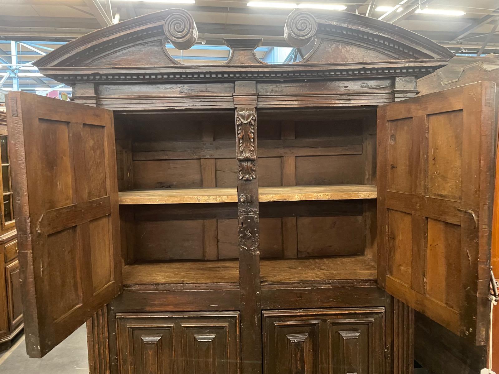 All original early 17th century Spanish cabinet