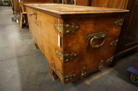 Antique Colonial trunk