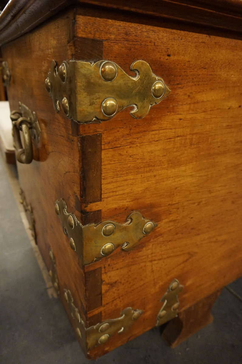 Antique Colonial trunk