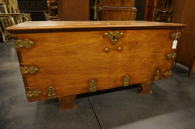 Antique Colonial trunk