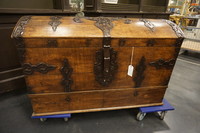 Antique oak trunk  18th Century