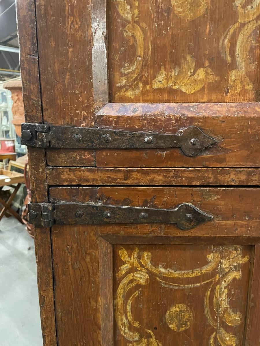 Antique Spanish 4 door cabinet 