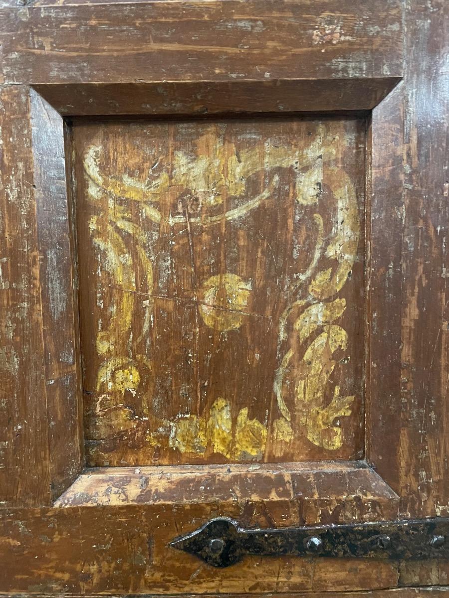 Antique Spanish 4 door cabinet 